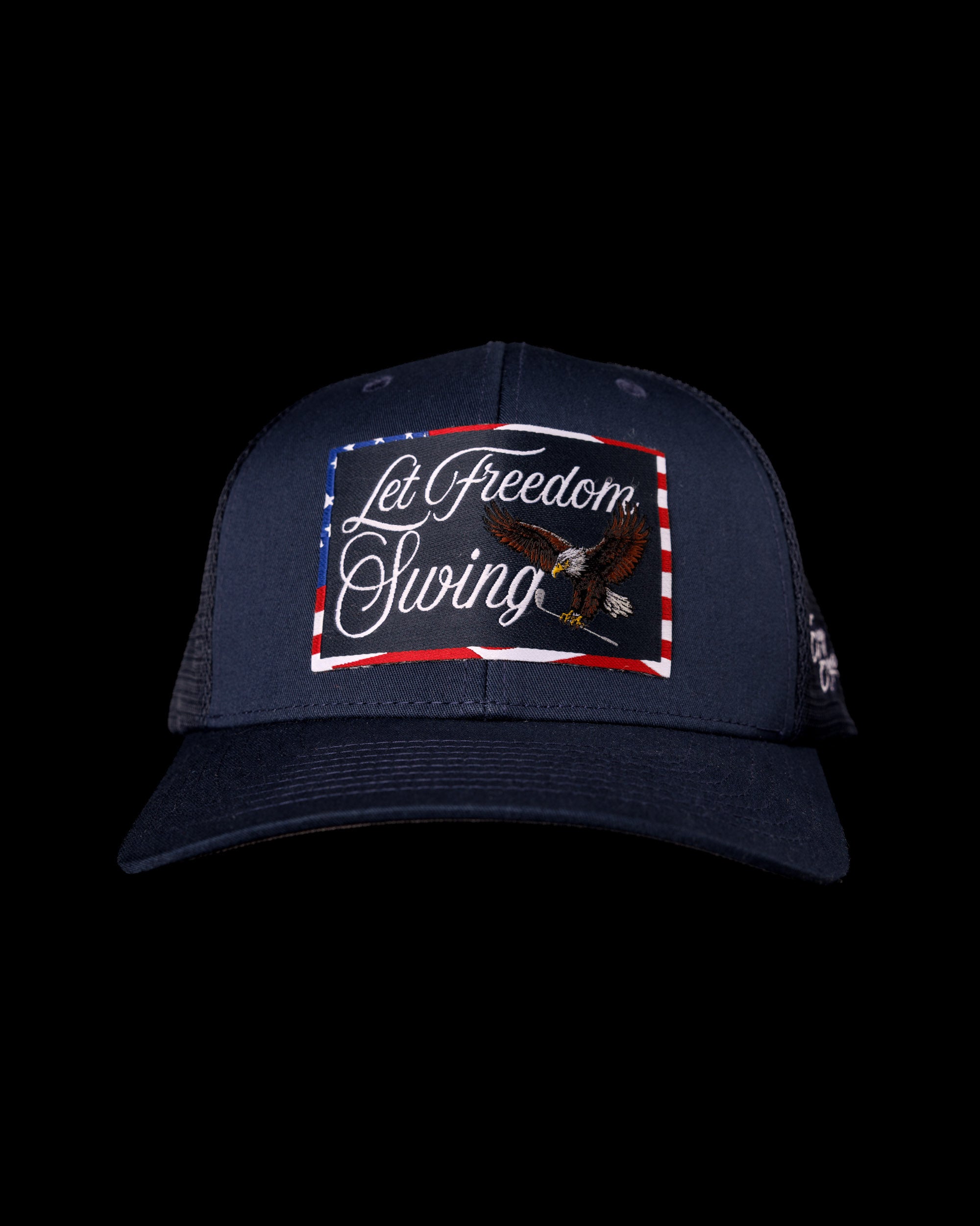 Let Freedom Swing Flexfit Snapback Hat - Navy