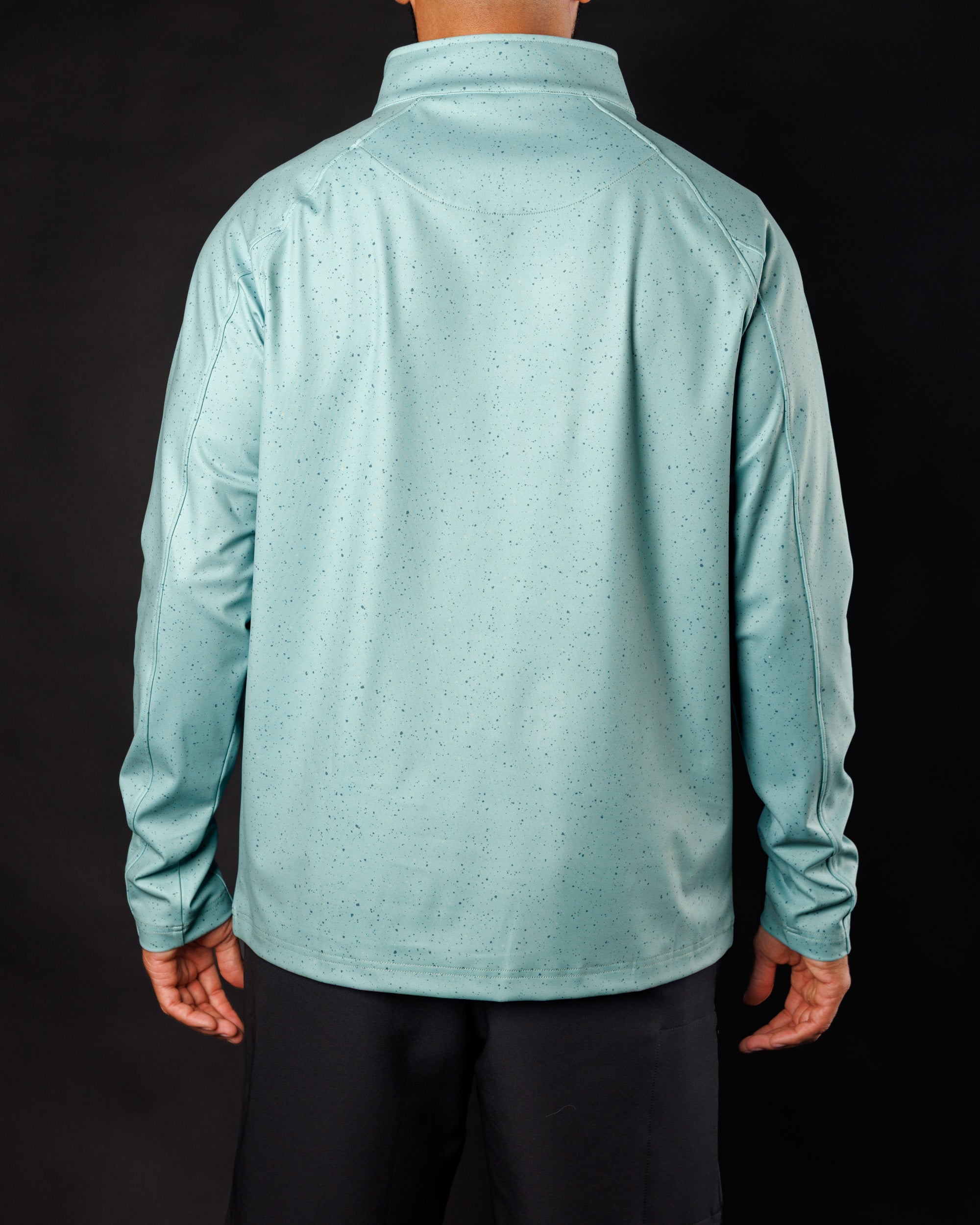 Men's Performance Q-Zip - Moon Dust