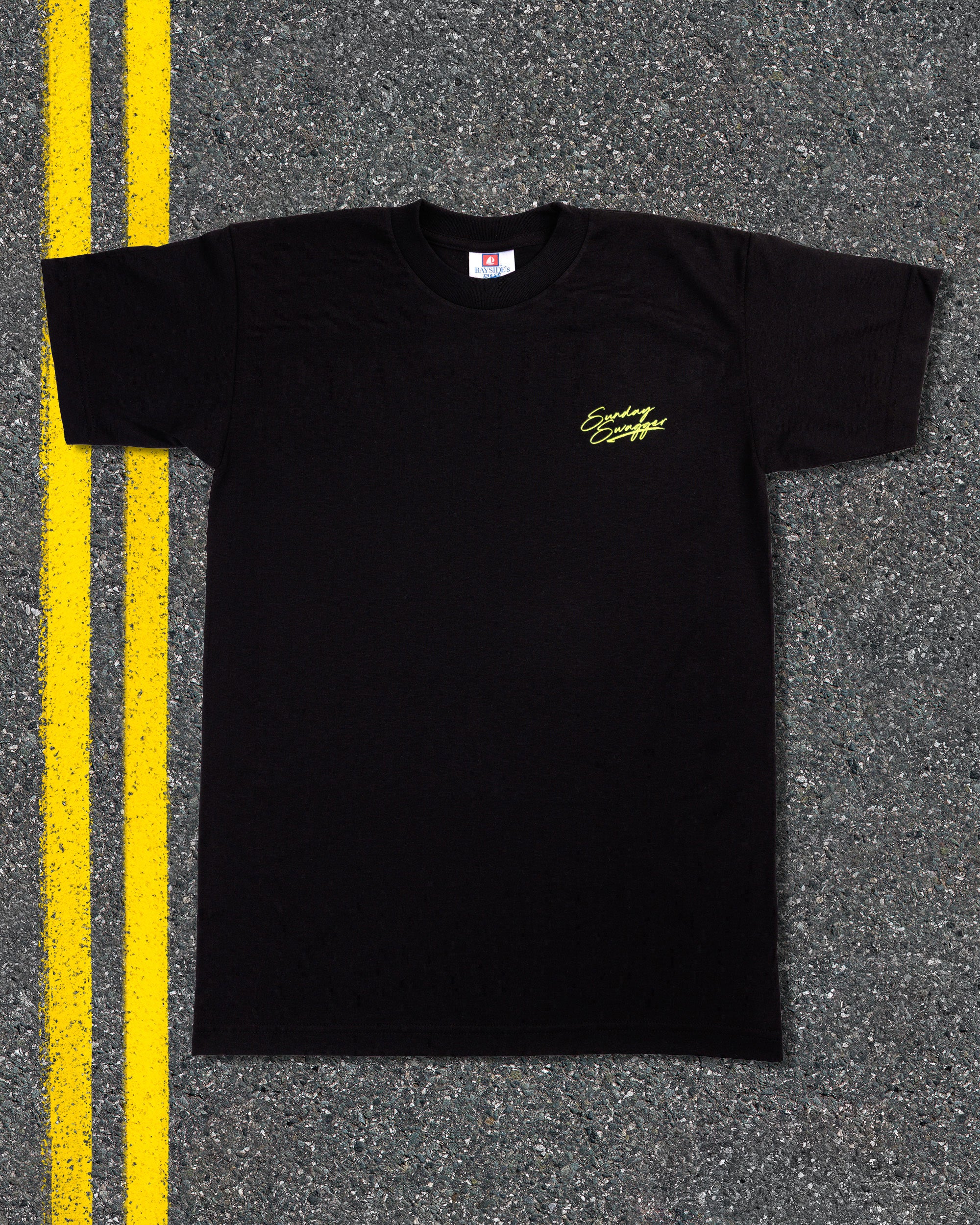 Sunday Swagger T-Shirt - Neon Black