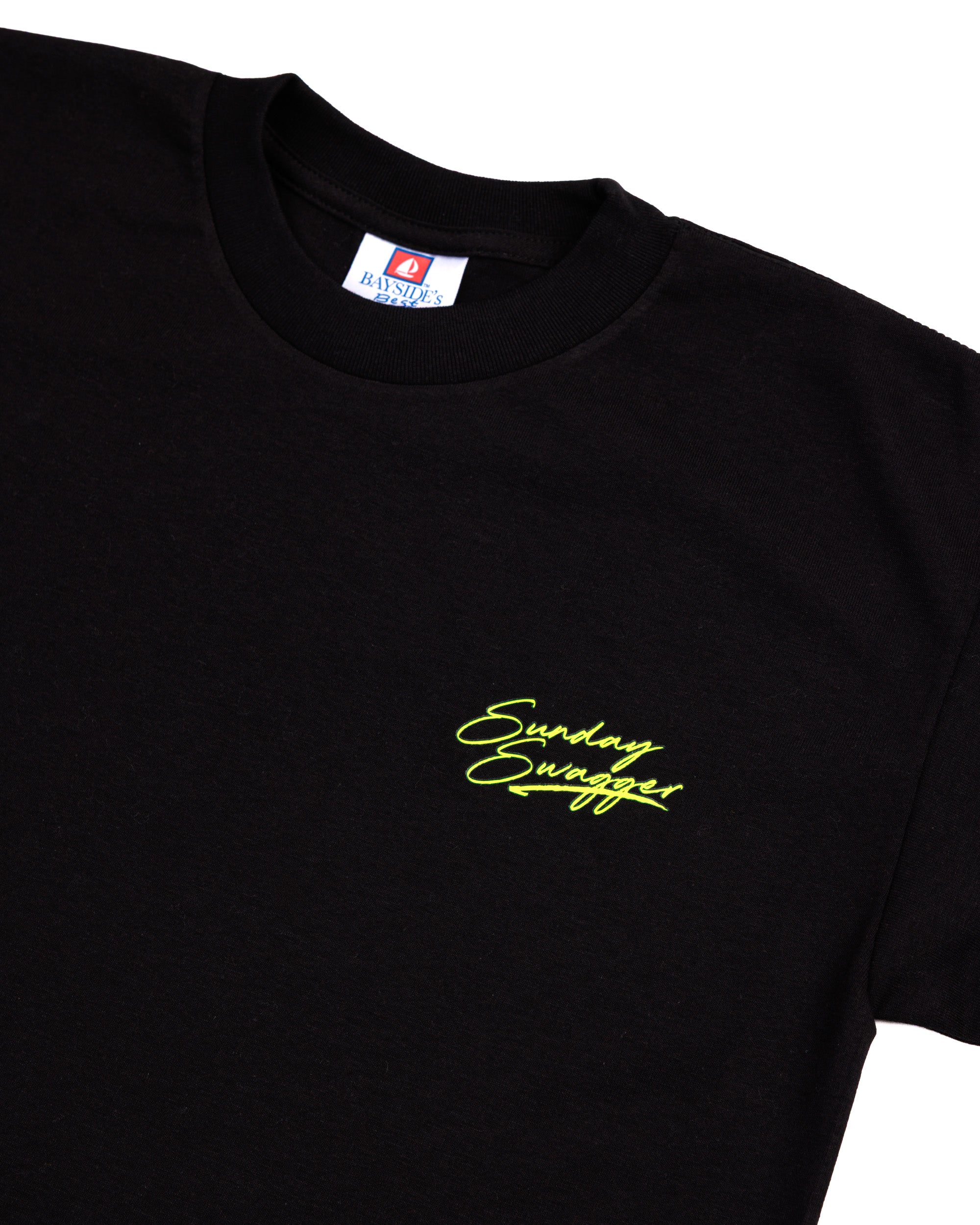 Sunday Swagger T-Shirt - Neon Black
