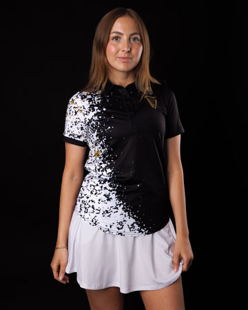 Never Settle | Guinness® x Sunday Swagger Sleeved Women's Golf Polo