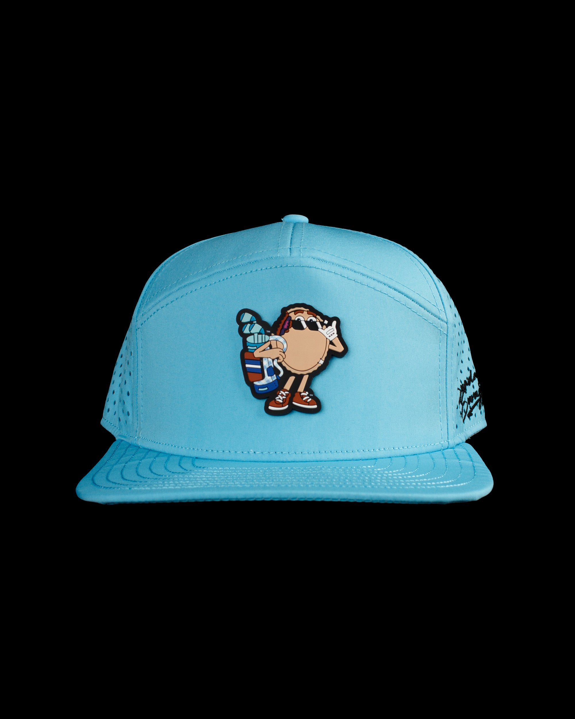 No Crust Club Flat Bill Hat - Sky | Uncrustables™