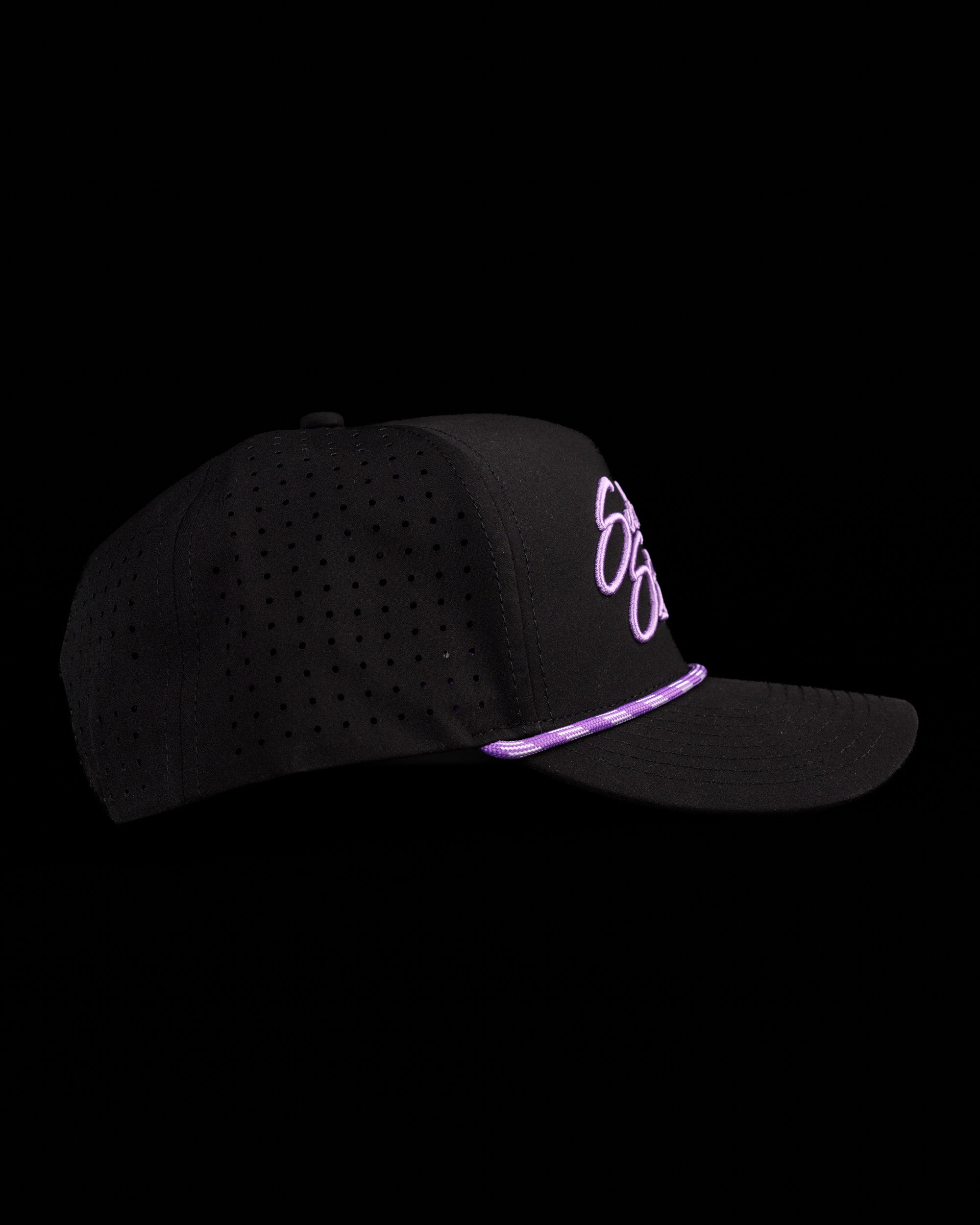 Swagger Snapback Rope Hat - Obsidian