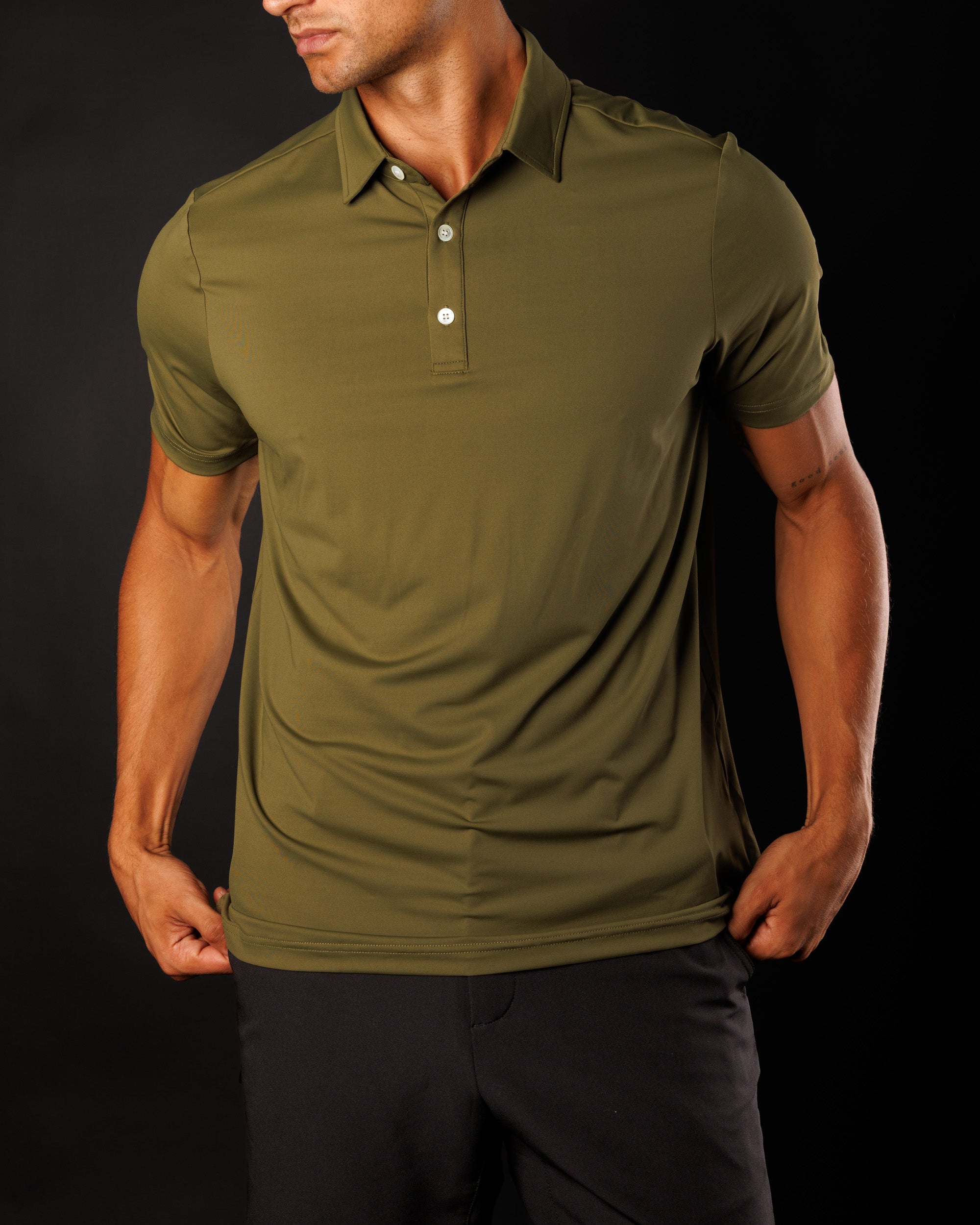 Weekday Polo - Olive