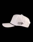 Palm Rope Snapback Hat - White
