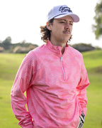 Peak mens golf Q-zip jacket | Sunday Swagger