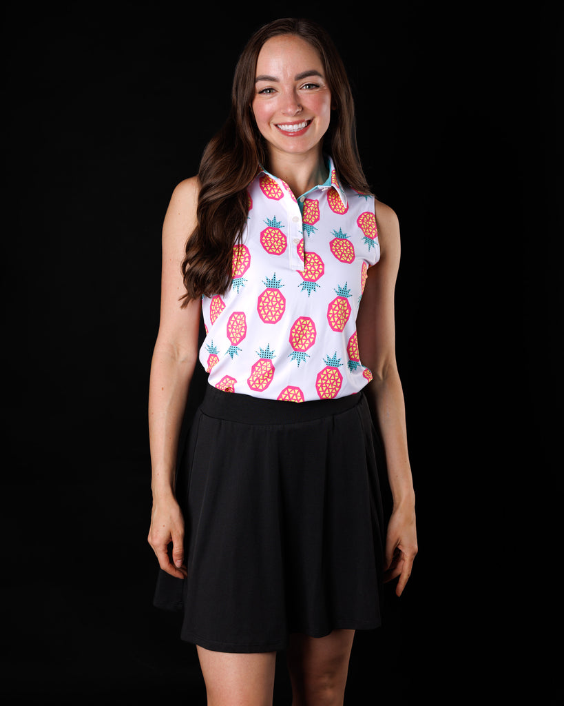 Pineapple Punch Women's Golf Polo | Sunday Swagger