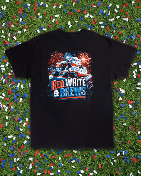 Red White and Brews Graphic T-shirt | Sunday Swagger