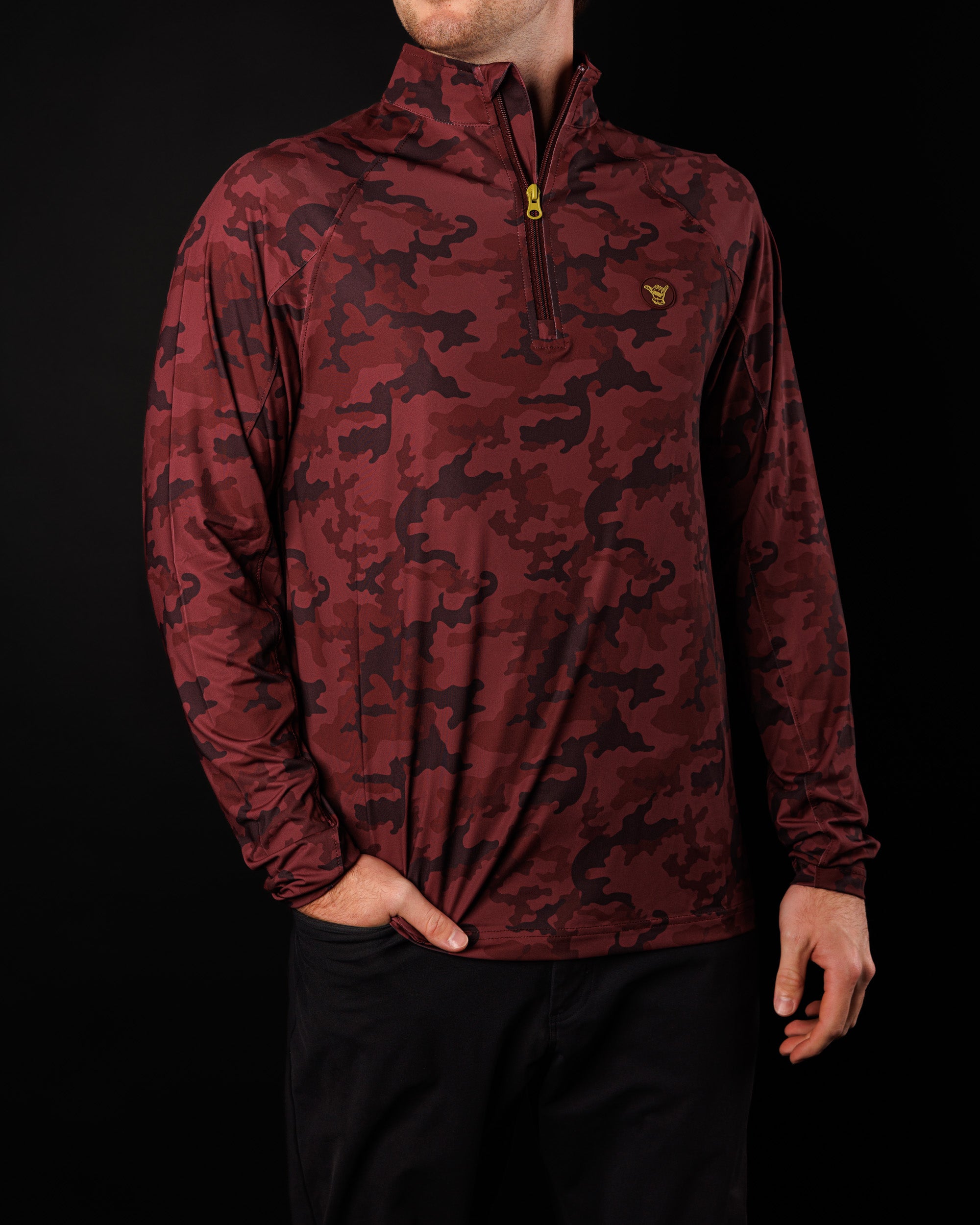 Men's Lightweight Q-Zip - Redwood