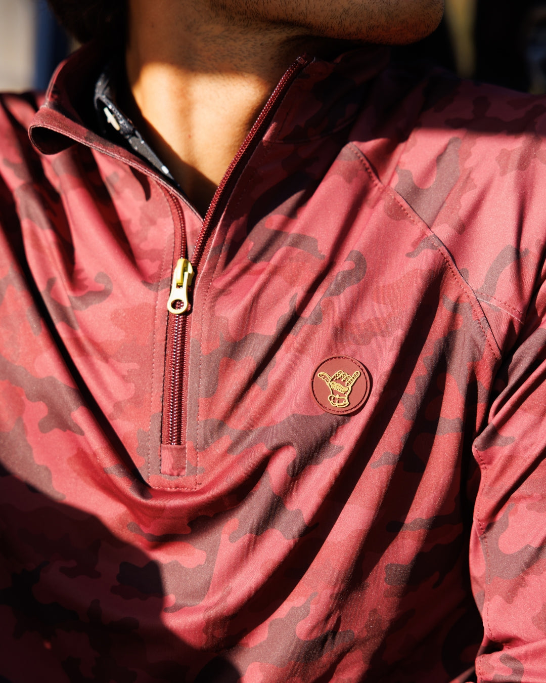 Men's Lightweight Q-Zip - Redwood