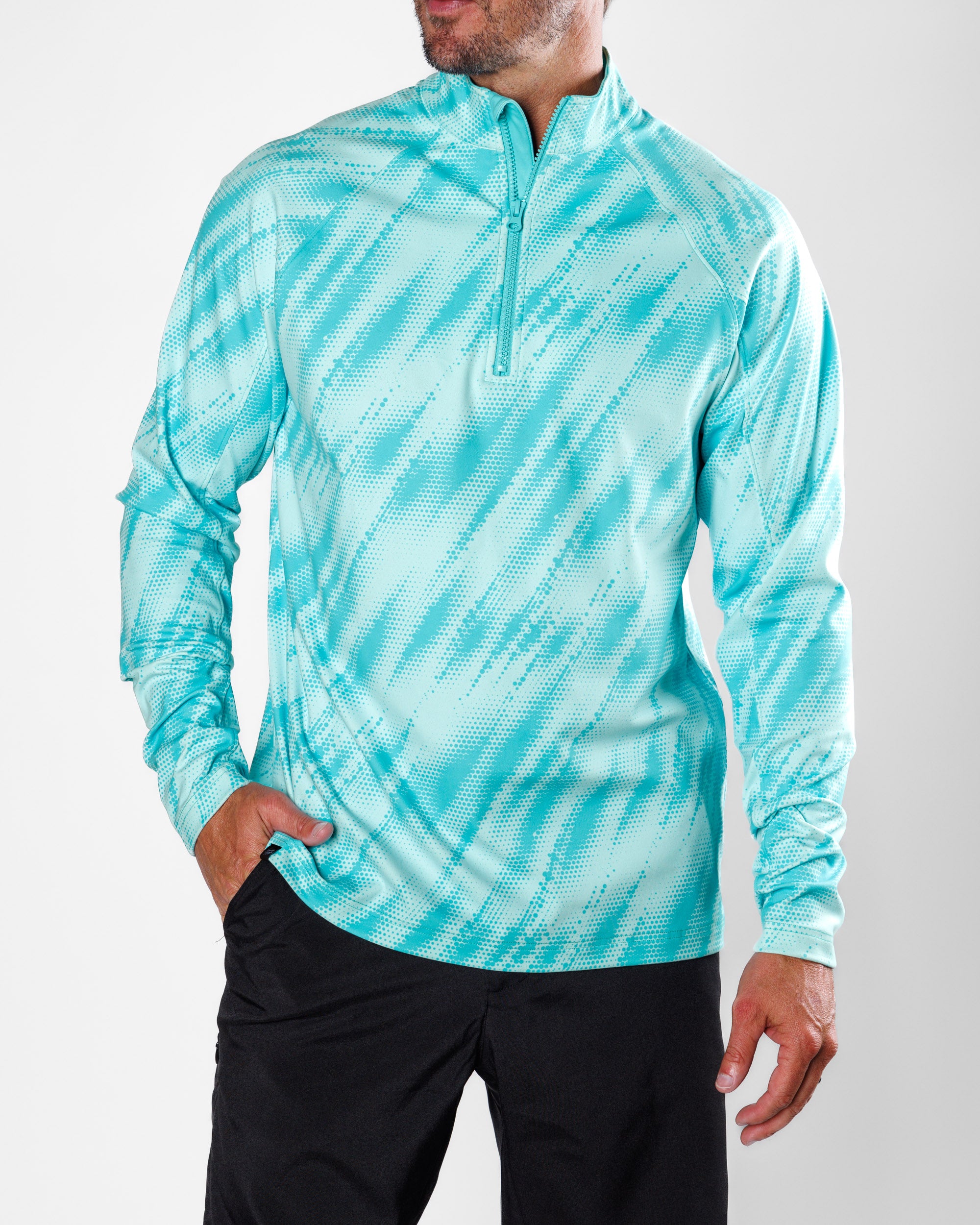 Men's Performance Q-Zip - Ripple Effect