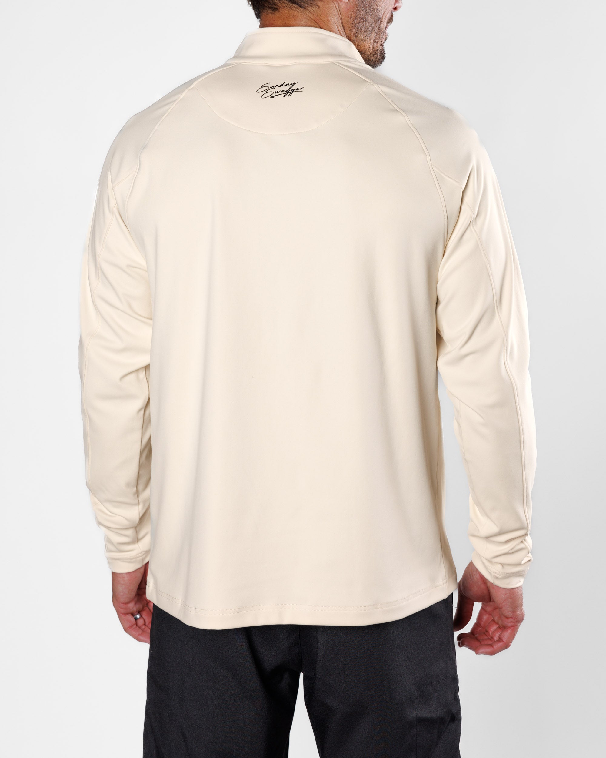 Men's Performance Q-Zip - Sand Trap