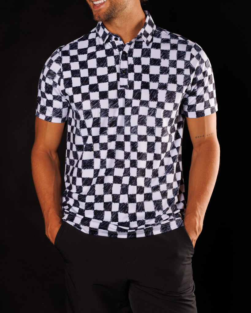 Sketched Out | Sunday Swagger Golf Polo