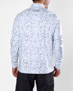 Men's Performance Q-Zip - Splatter