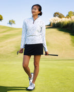 Women's Performance Q-Zip - Splatter