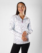 Women's Performance Q-Zip - Splatter