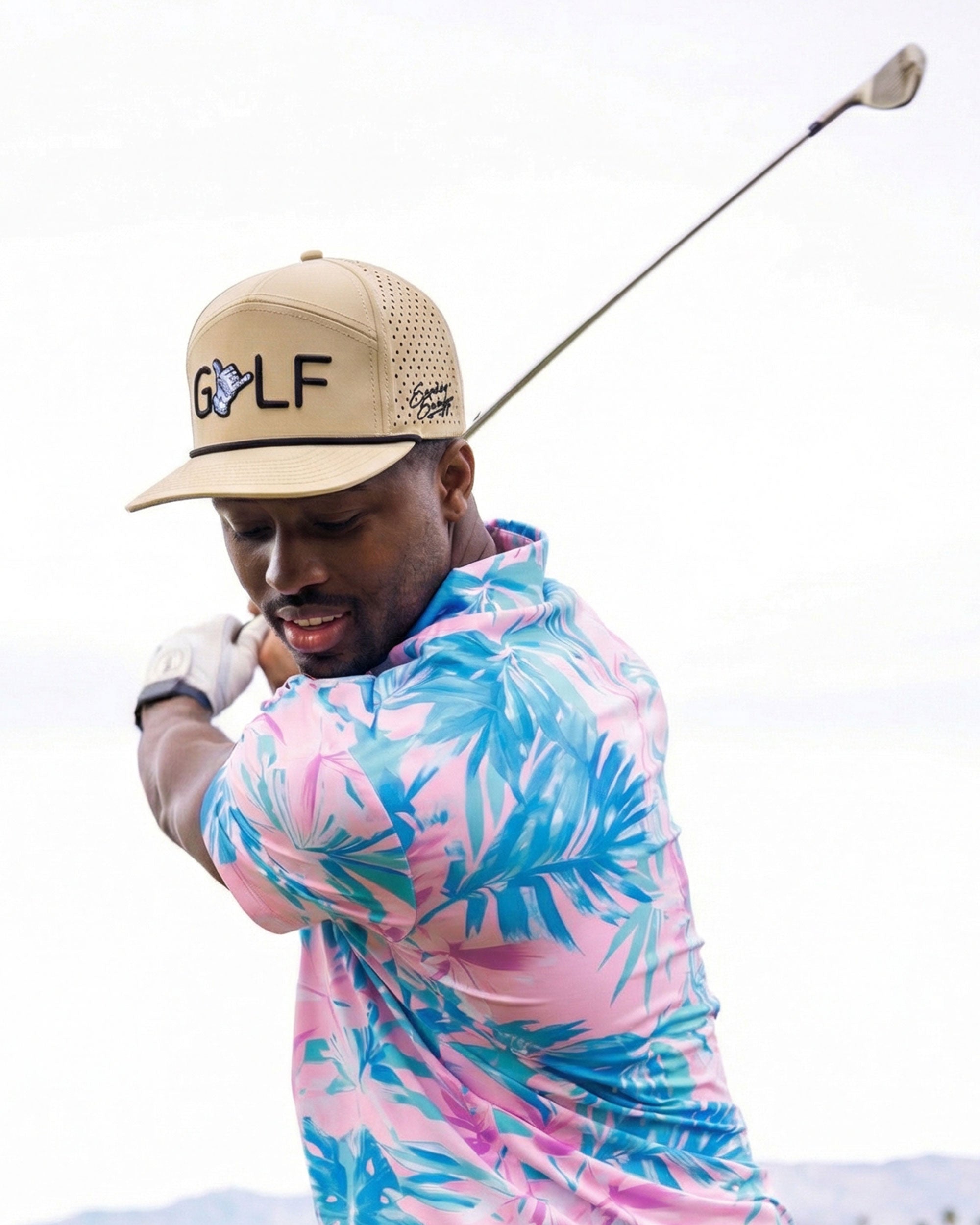 GOLF Snapback Hat - Tan