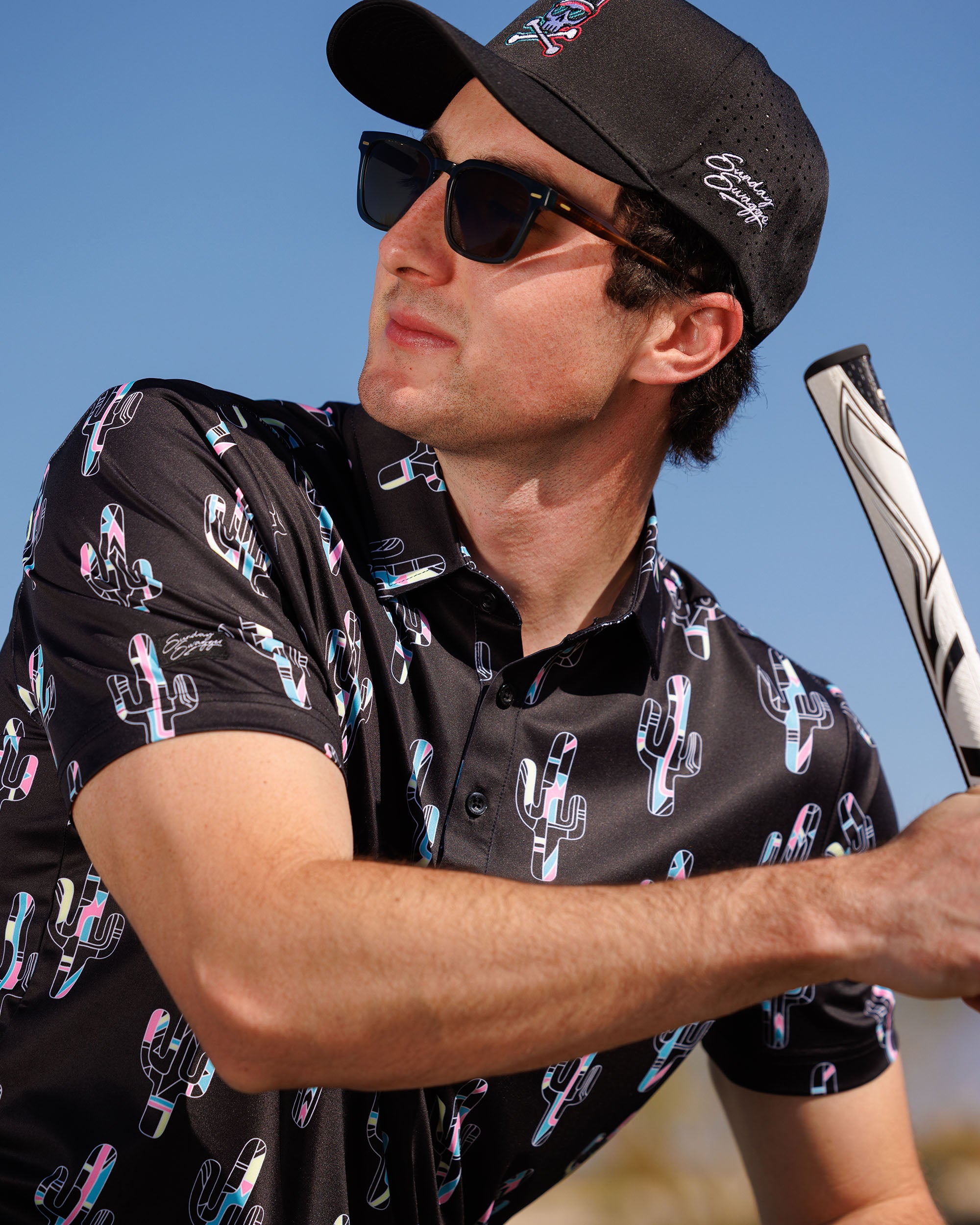 Dead Cool Snapback Hat - Black