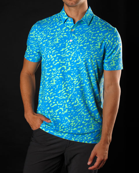 Azure | Sunday Swagger Golf Polo