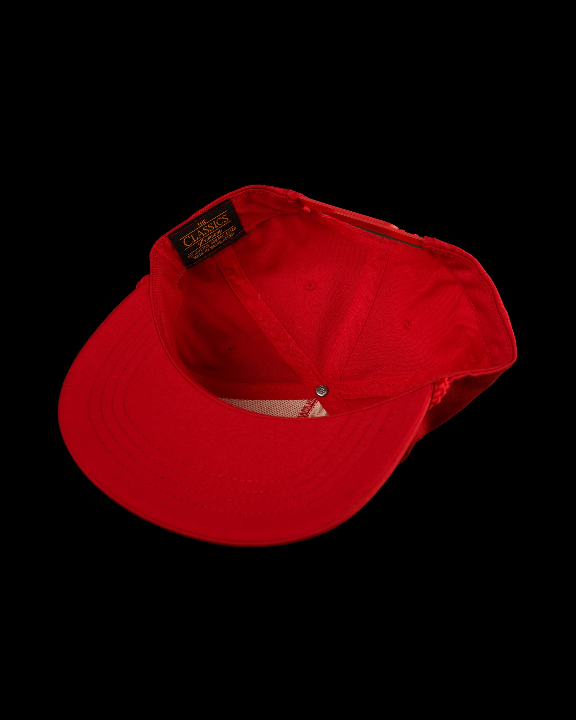 Star-Spangled Shaka Rope Snapback Hat - Red