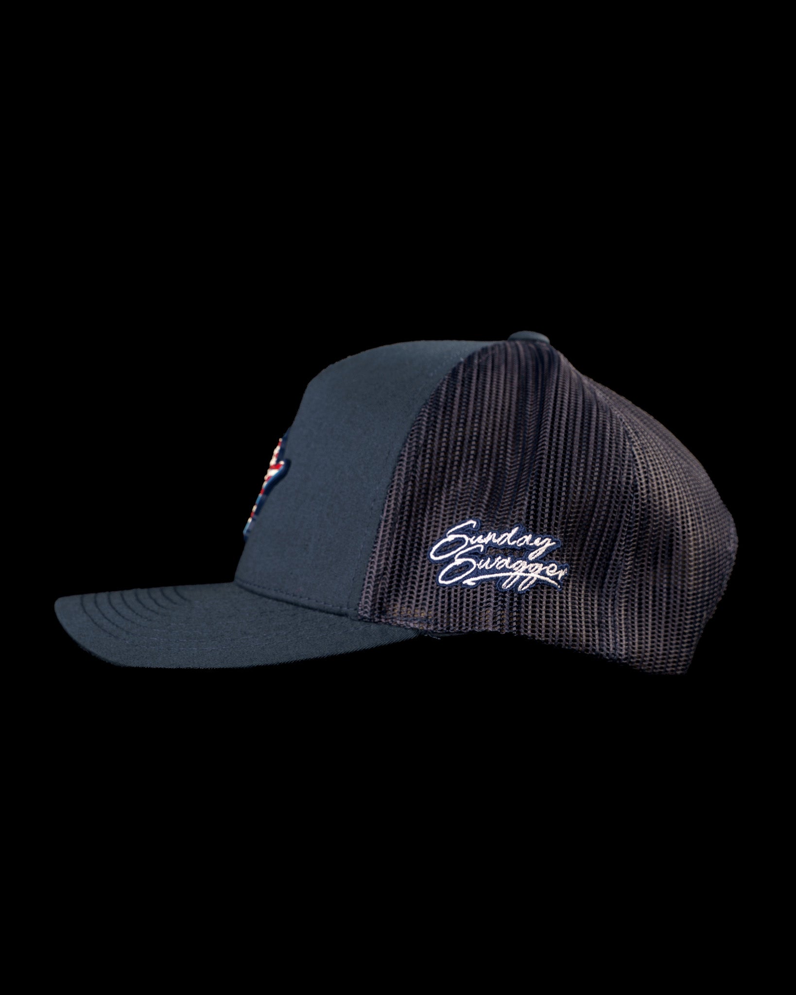Stars and Stripes Trucker Hat - Navy