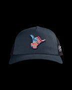 Stars and Stripes Trucker Hat - Navy