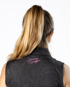 Stardust gray womens golf polo | Sunday Swagger