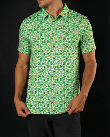 Stroke of Luck | Sunday Swagger St. Patrick's Day Icon Polo