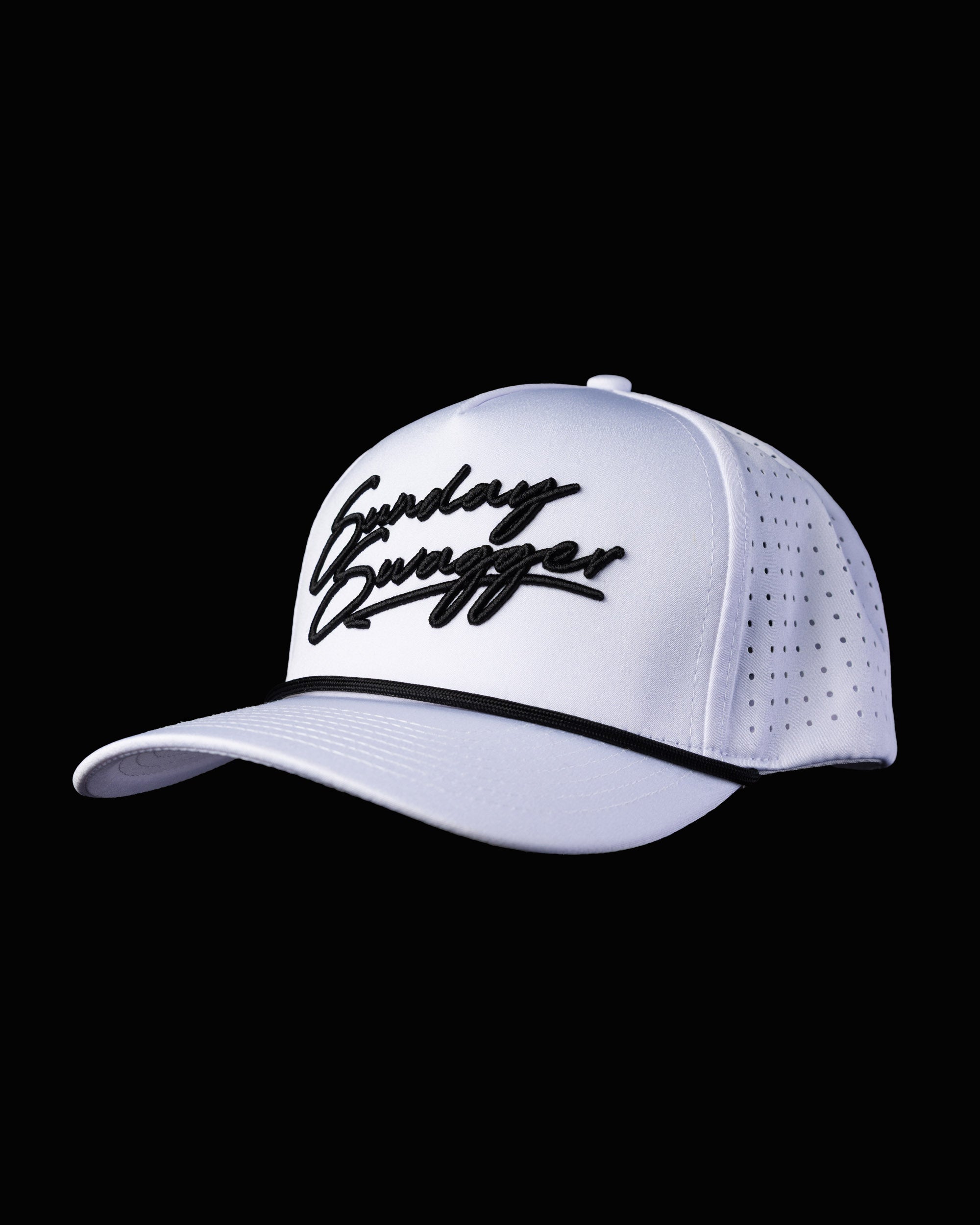 Swagger Snapback Hat - White
