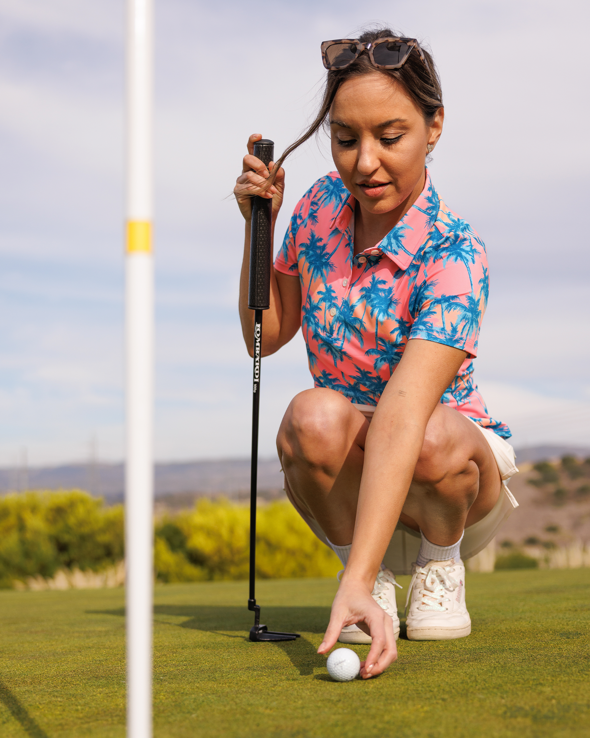 Sunset Blvd Sleeved Women's Golf Polo | Sunday Swagger Sunset Blvd Sleeved Women's Golf Polo | Sunday Swagger