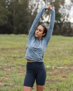 Trailblazer women's golf cropped Qzip | Sunday Swagger