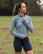 Trailblazer women's golf cropped Qzip | Sunday Swagger