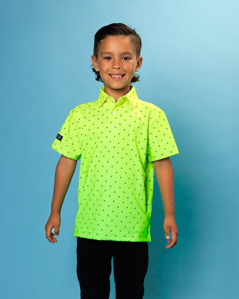 Tropical Glow Youth Polo | Sunday Swagger
