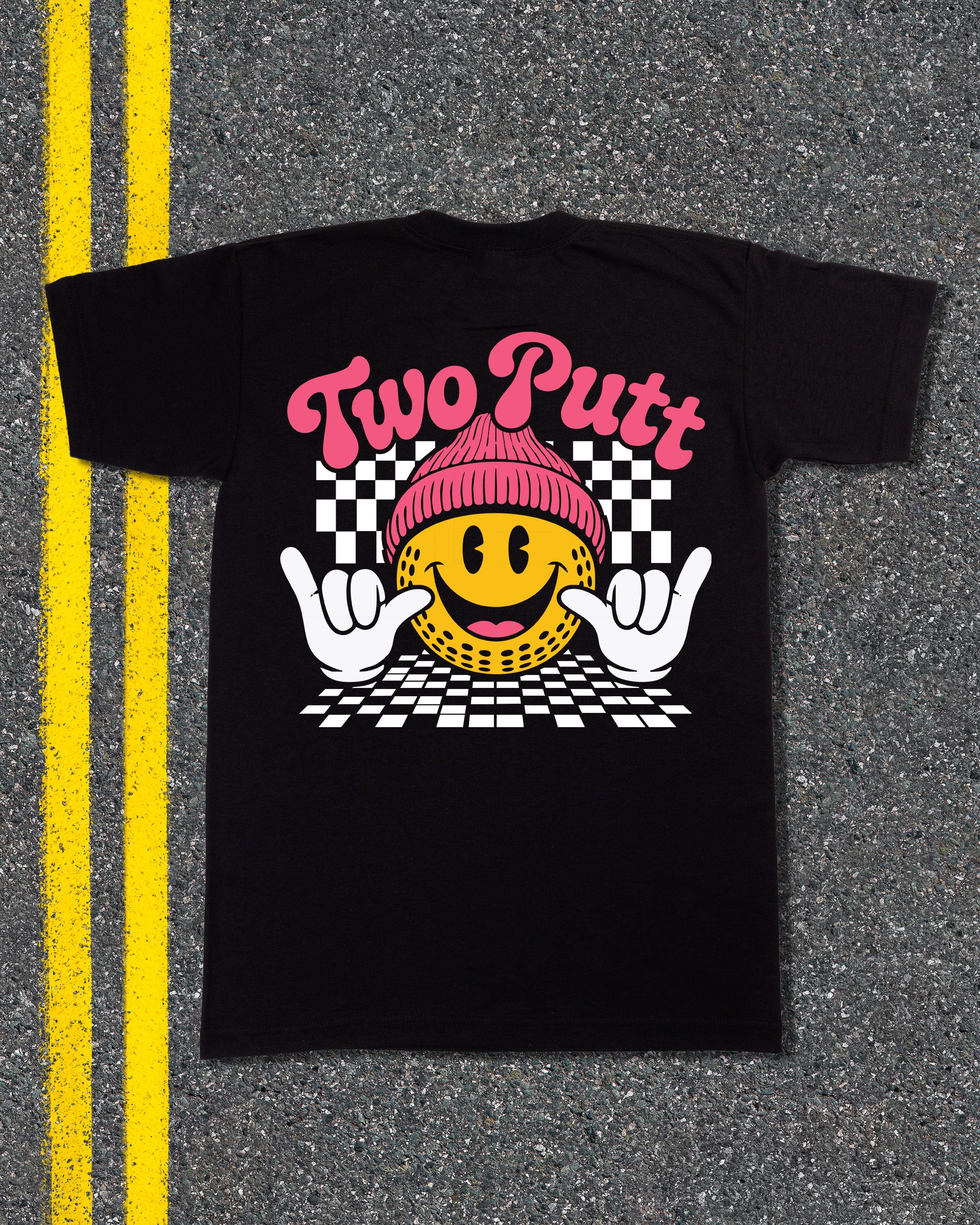 Two Putts T-Shirt - Black