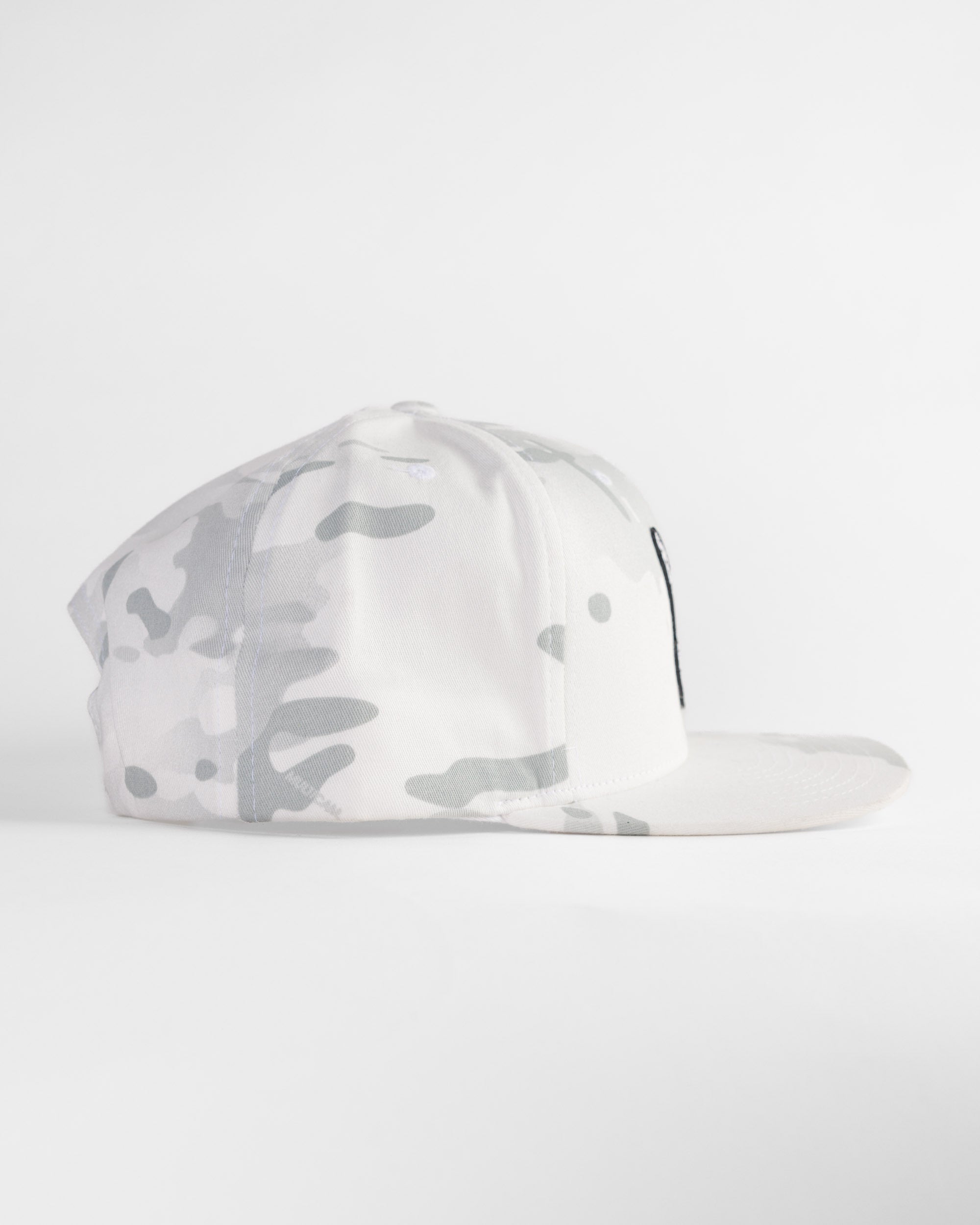 Hang Loose Multicam Snapback Hat - White
