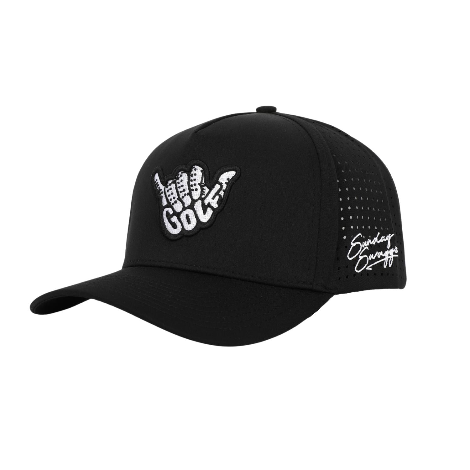 Sunday Swagger Golf Hat Side Black