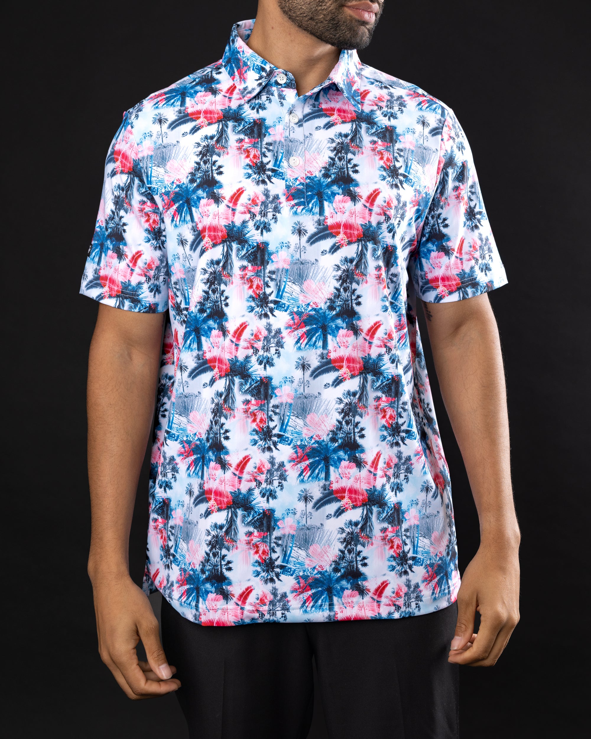 Aloha Floral Golf Polo